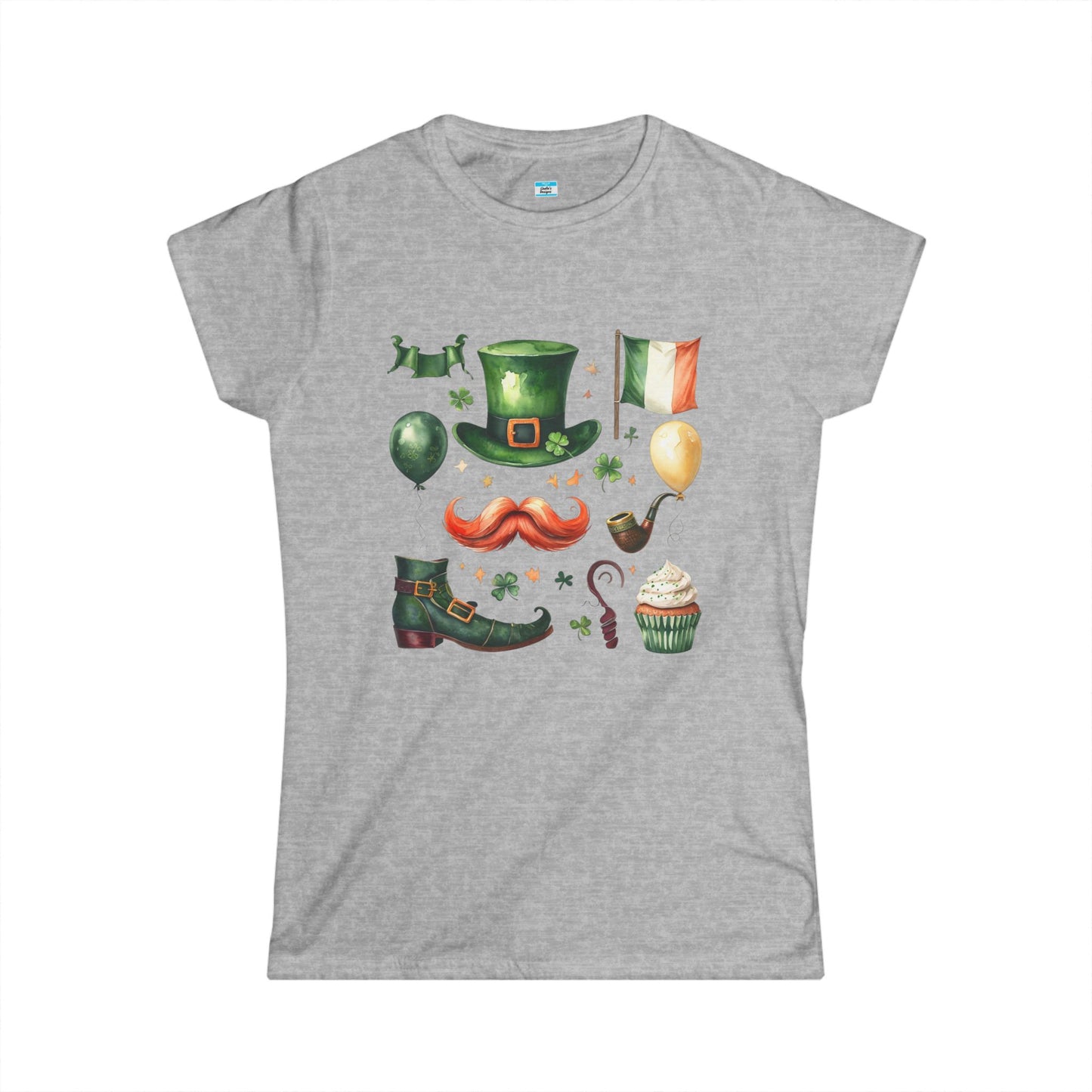 St Patrick’s Day Irish Watercolor Graphic Shirt – Lucky Shamrock Holiday Tee