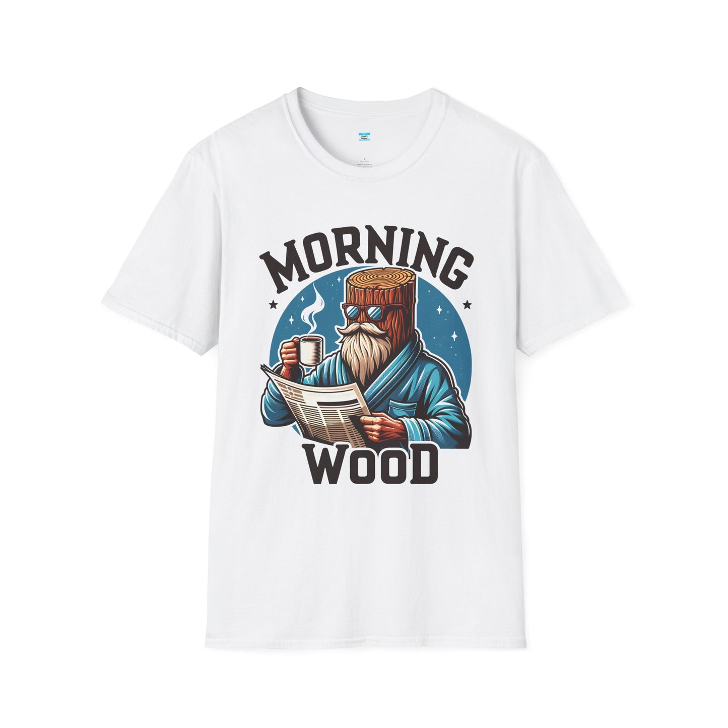 Morning Wood Funny Coffee Shirt – Lumberjack Humor Graphic Tee
