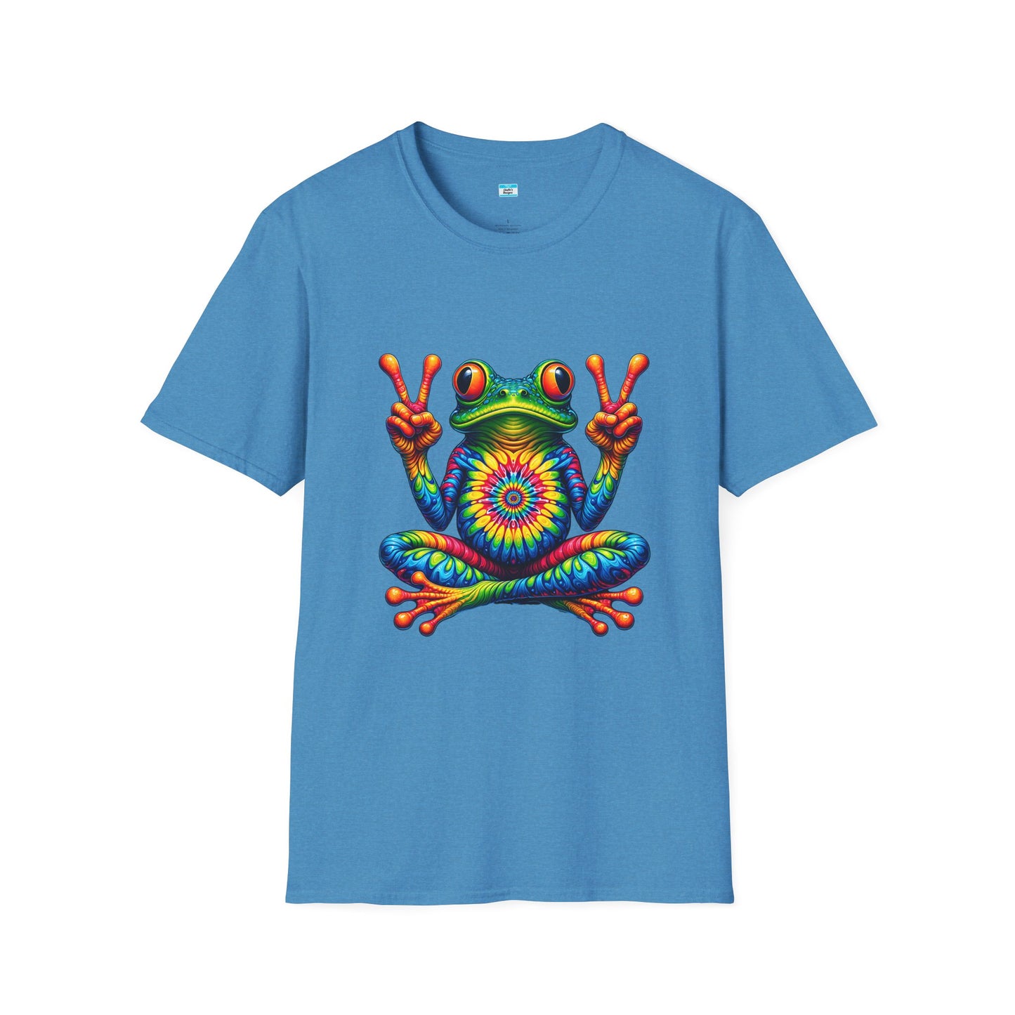Psychedelic Peace Frog – Groovy Hippie Festival Tee