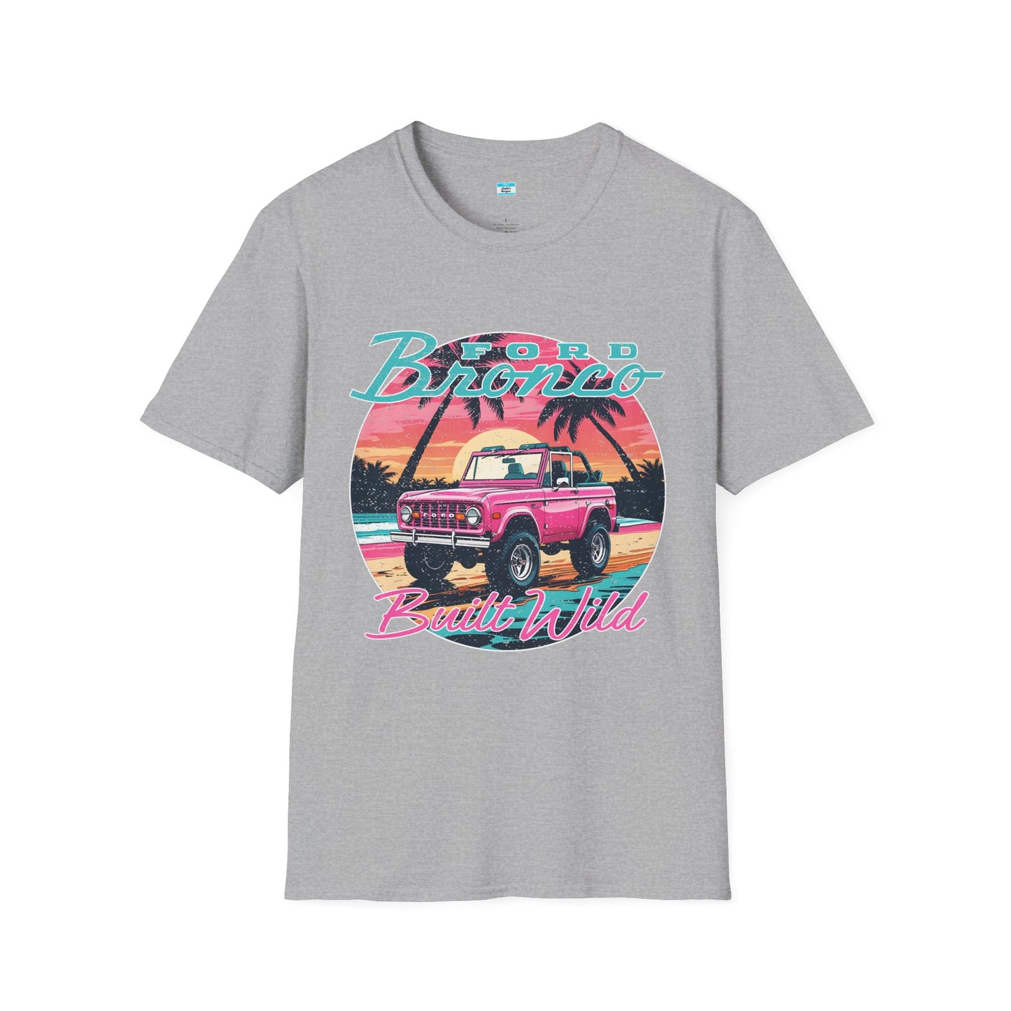 Ford Bronco Built Wild Unisex Tee | Vintage Retro Off-Road T-Shirt | Chelle’s Designs
