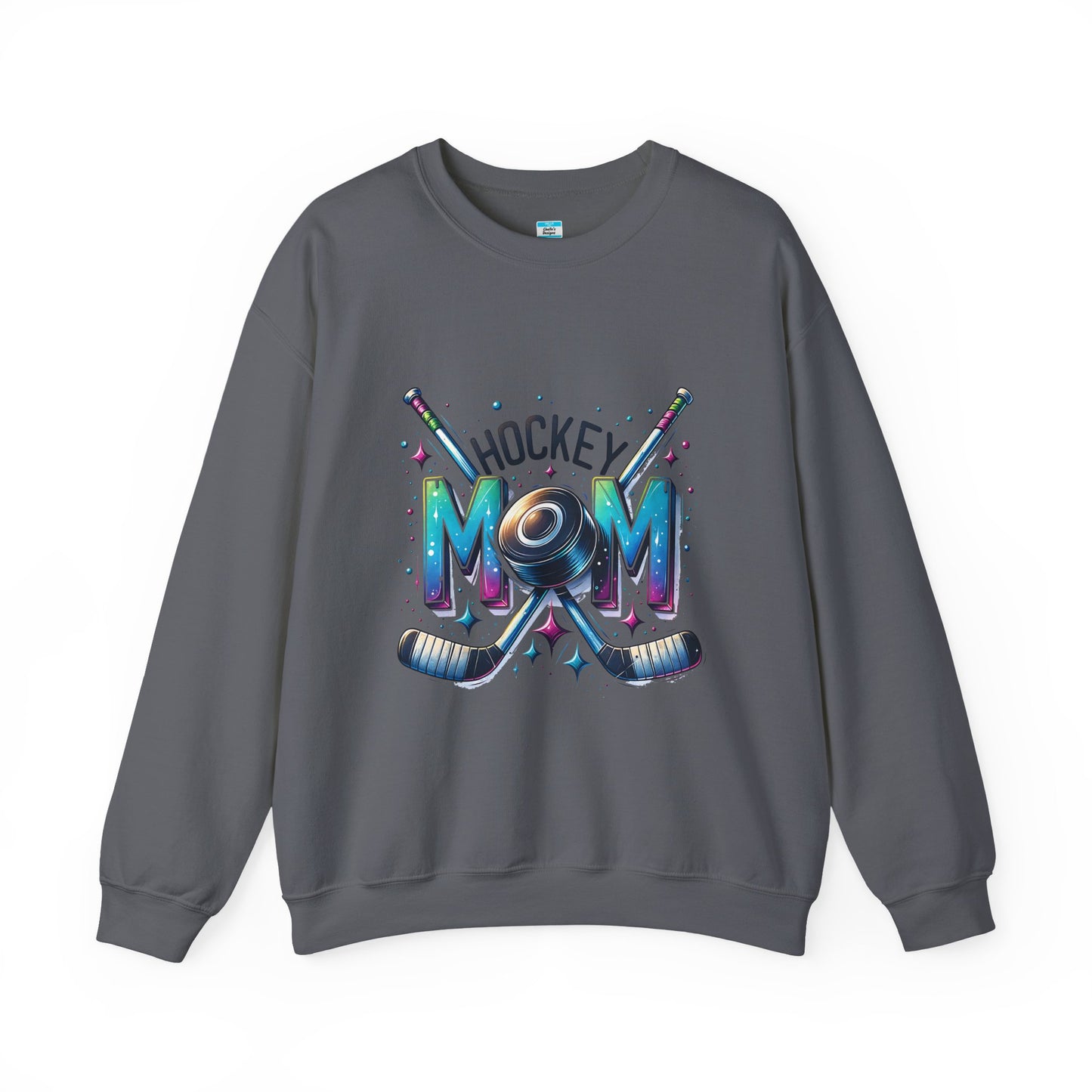 Hockey Mom Sweatshirt | Cozy Ice Hockey Crewneck for Proud Hockey Moms