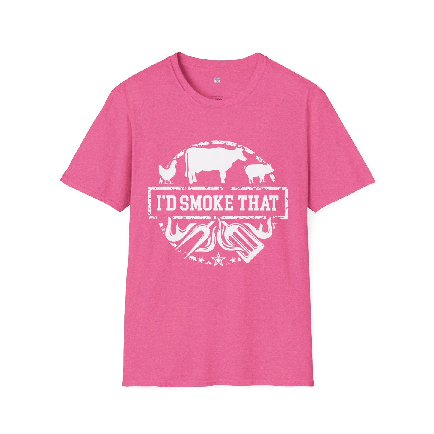 I’d Smoke That BBQ Shirt | Funny Smoker Grill Tee | Pitmaster Meat Lover Shirt