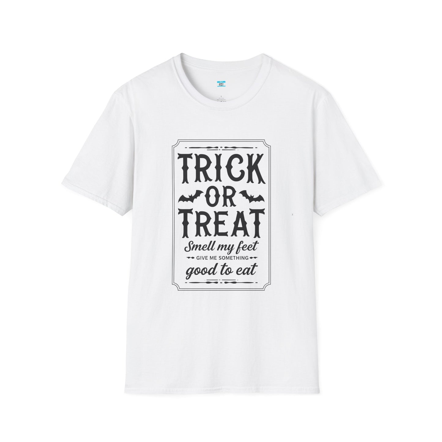 Funny Halloween “Trick or Treat Smell My Feet” T-Shirt – Spooky Season Graphic Tee